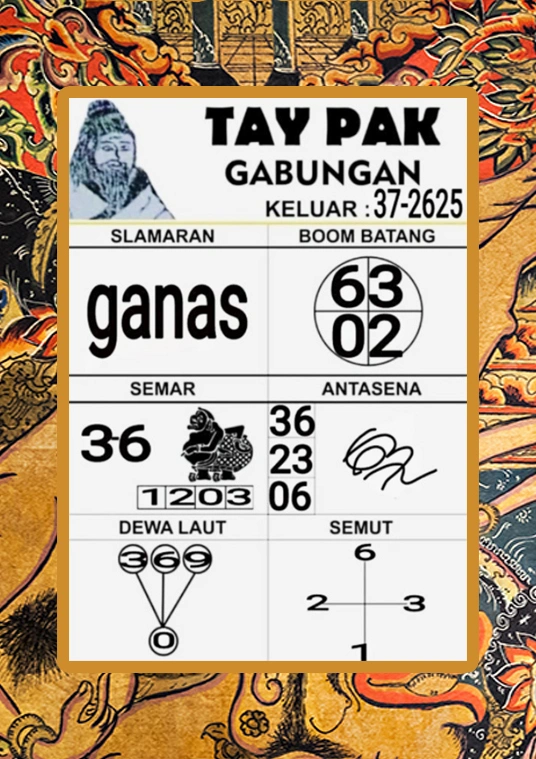 Syair HK 3 Juli 2025
