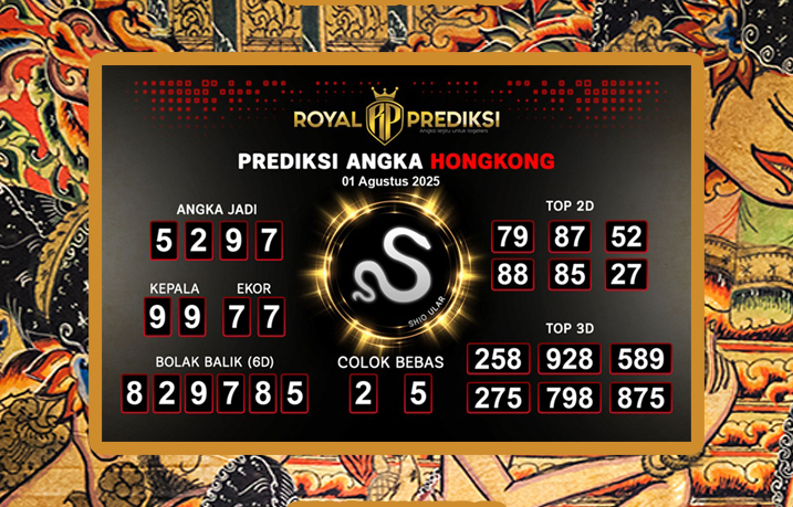 Syair HK 1 Agustus 2025