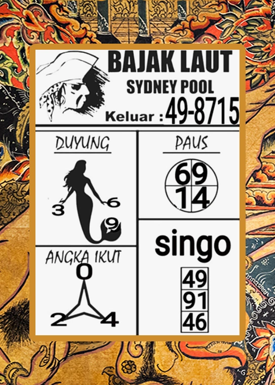 Syair SDY 3 Agustus 2025