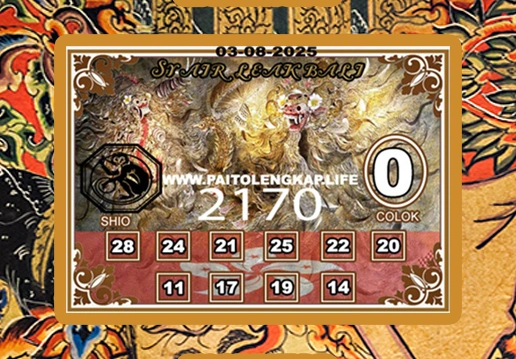 Syair HK 3 Juli 2025