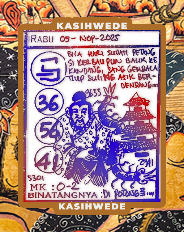 Syair SDY 5 November 2025